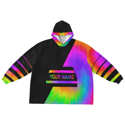 Black & Tie Dye Split Decision