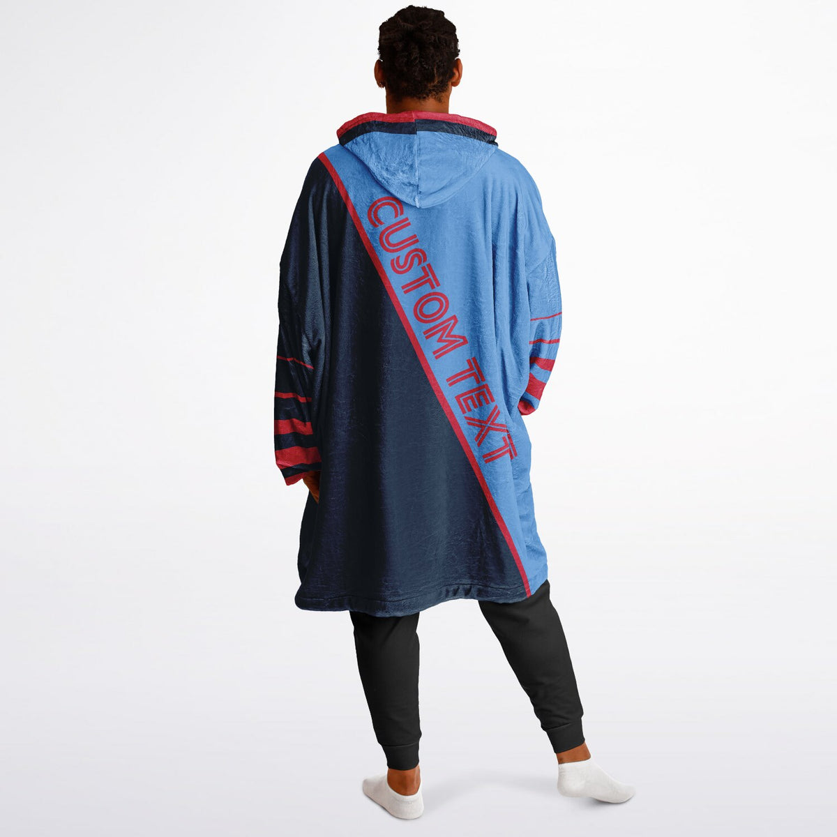 Light Blue Navy Red Split Decision