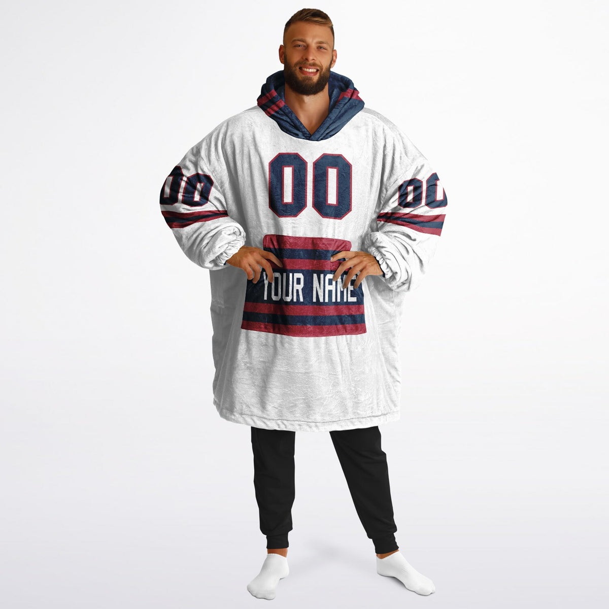 Navy & Red Superfan Reversible