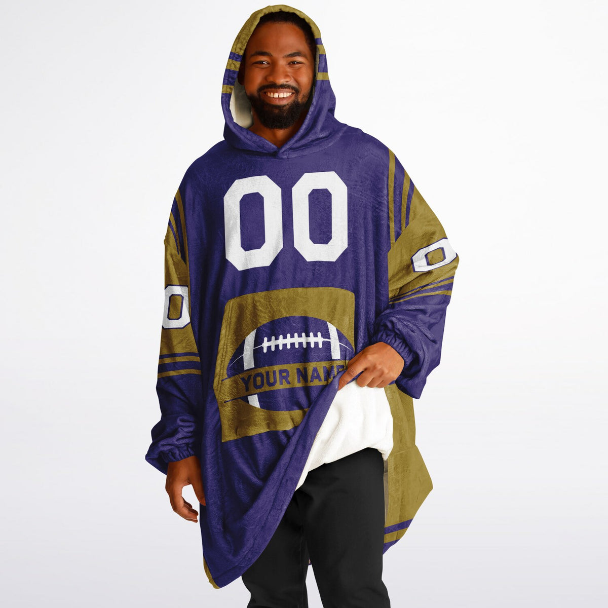 Purple Dark Gold Bold