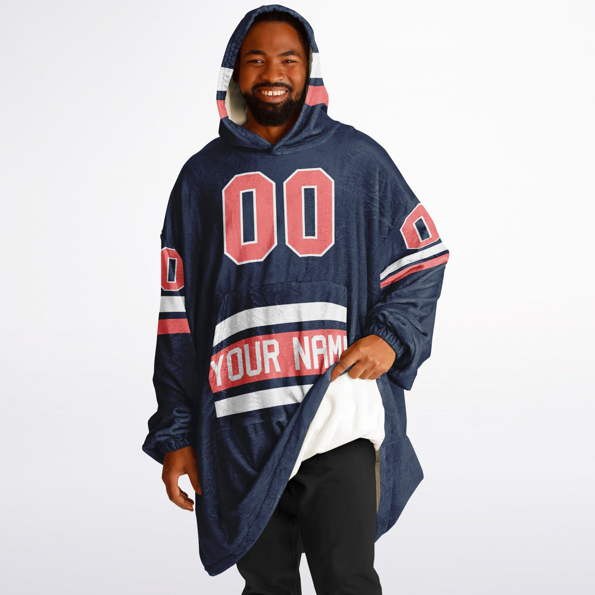 Navy Electric Coral White Classic