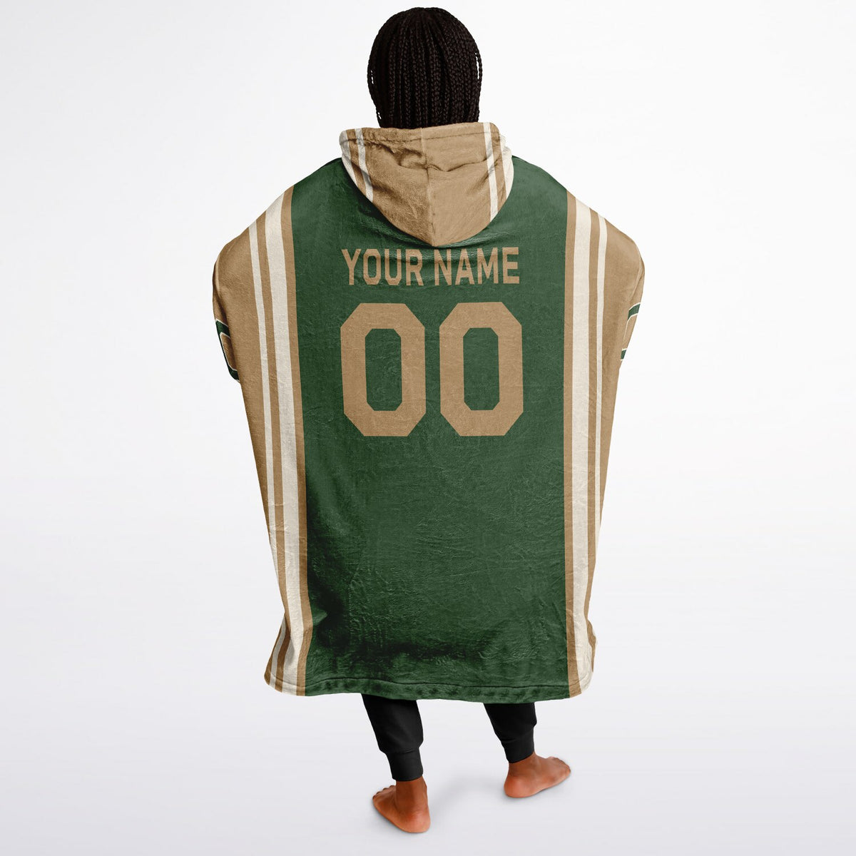 Forest Green Cream Camel Bold