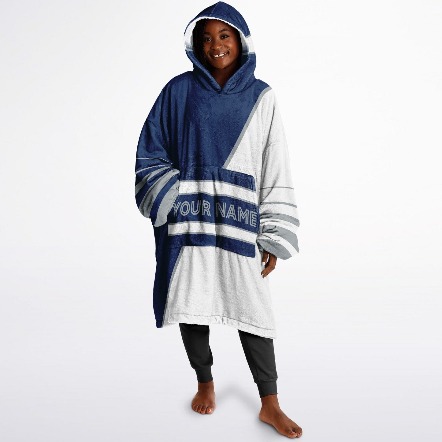 Blue/White/Gray Everyday Reversible