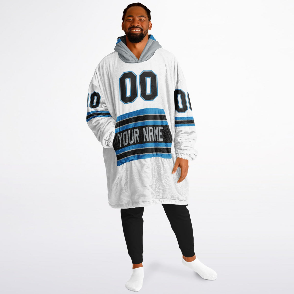 Black/Blue/Silver Superfan Reversible