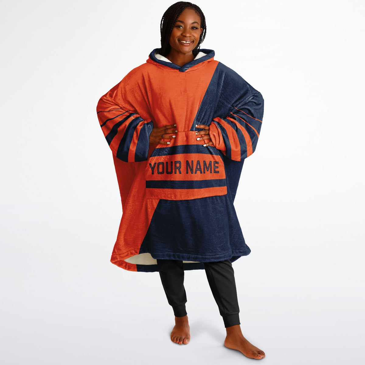 Orange & Navy Split Decision