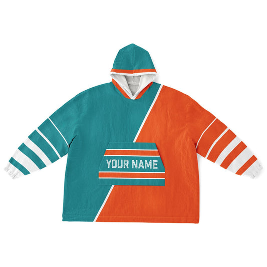 Teal Orange White Split Decision