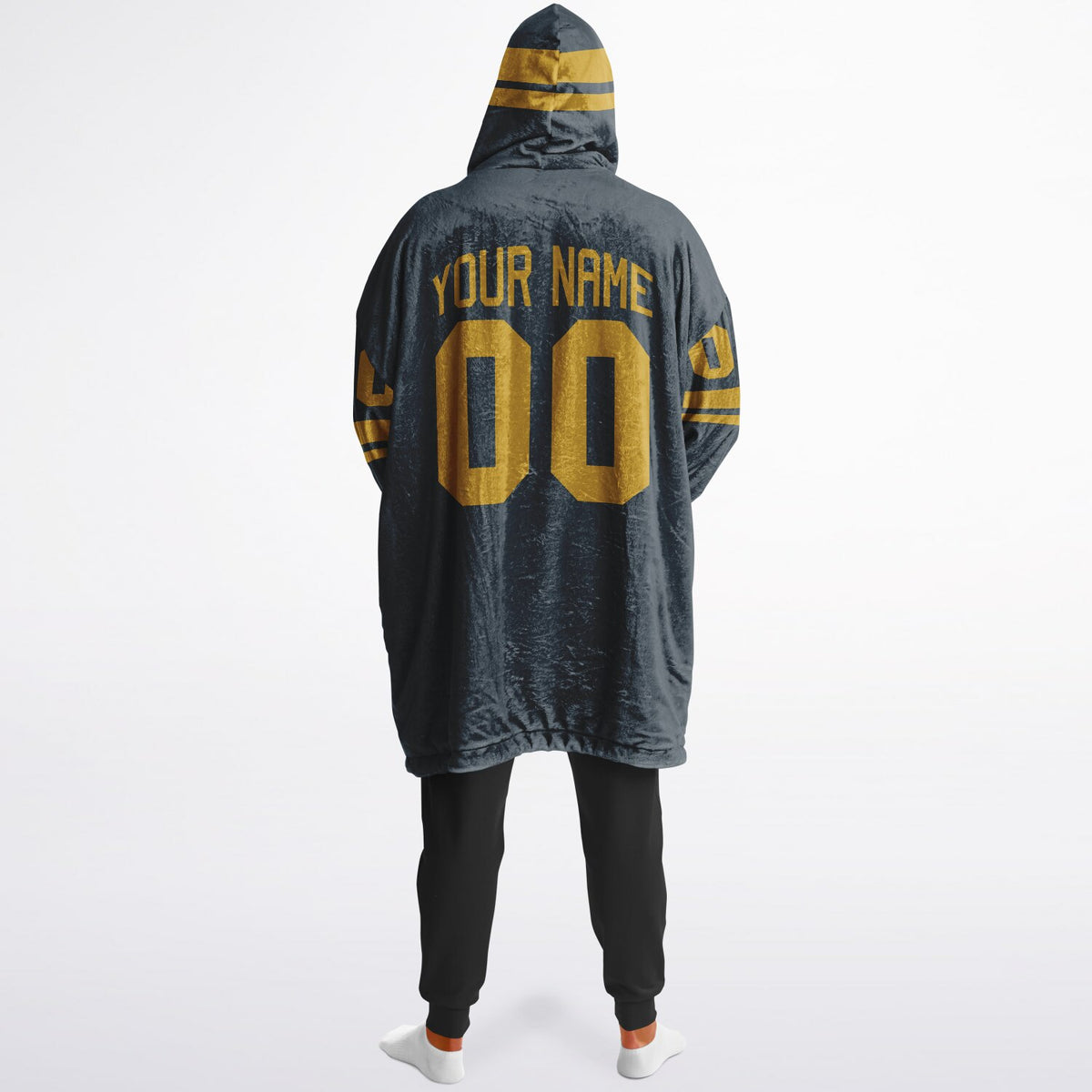 Charcoal & Mustard Superfan Reversible