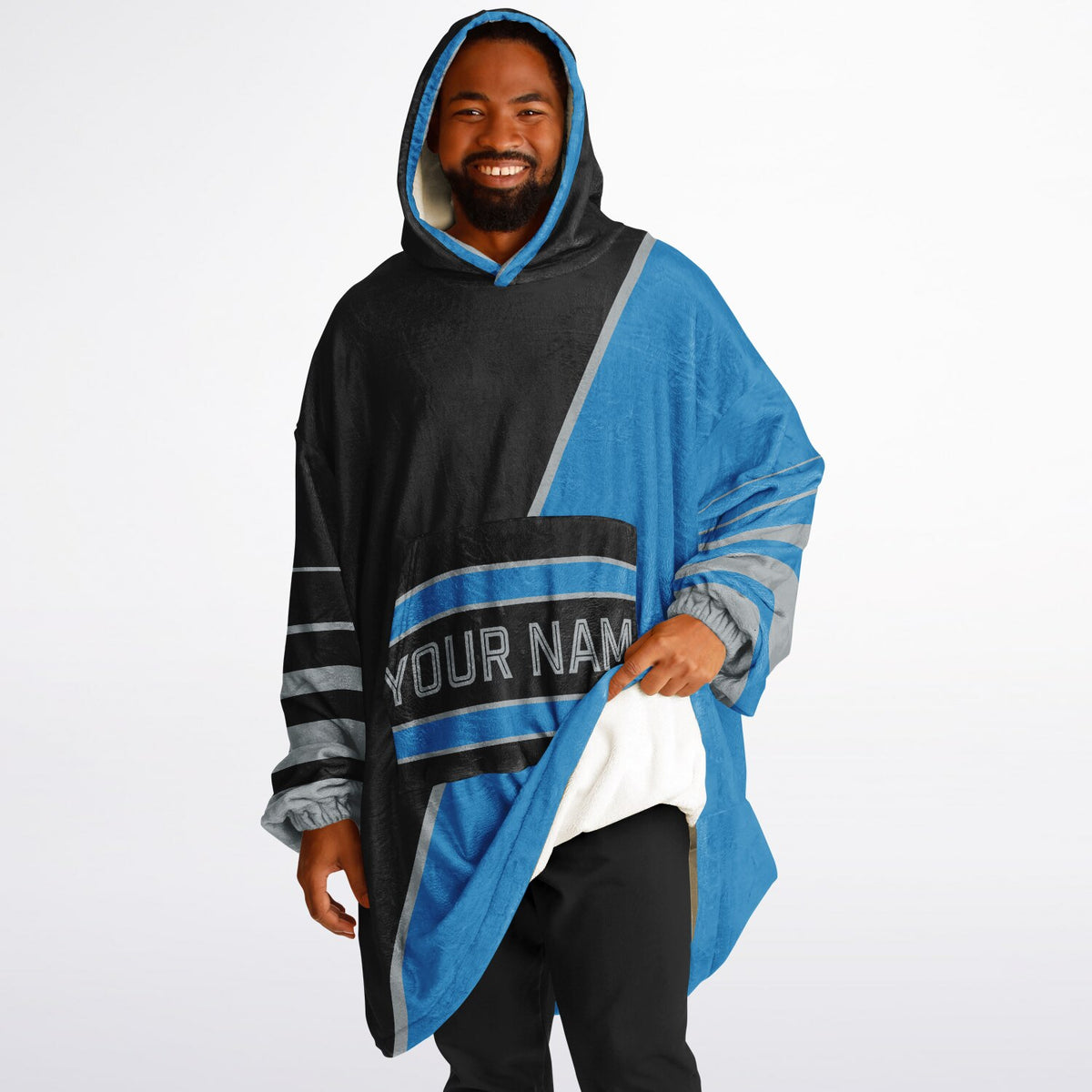 Black Blue Silver Split Decision