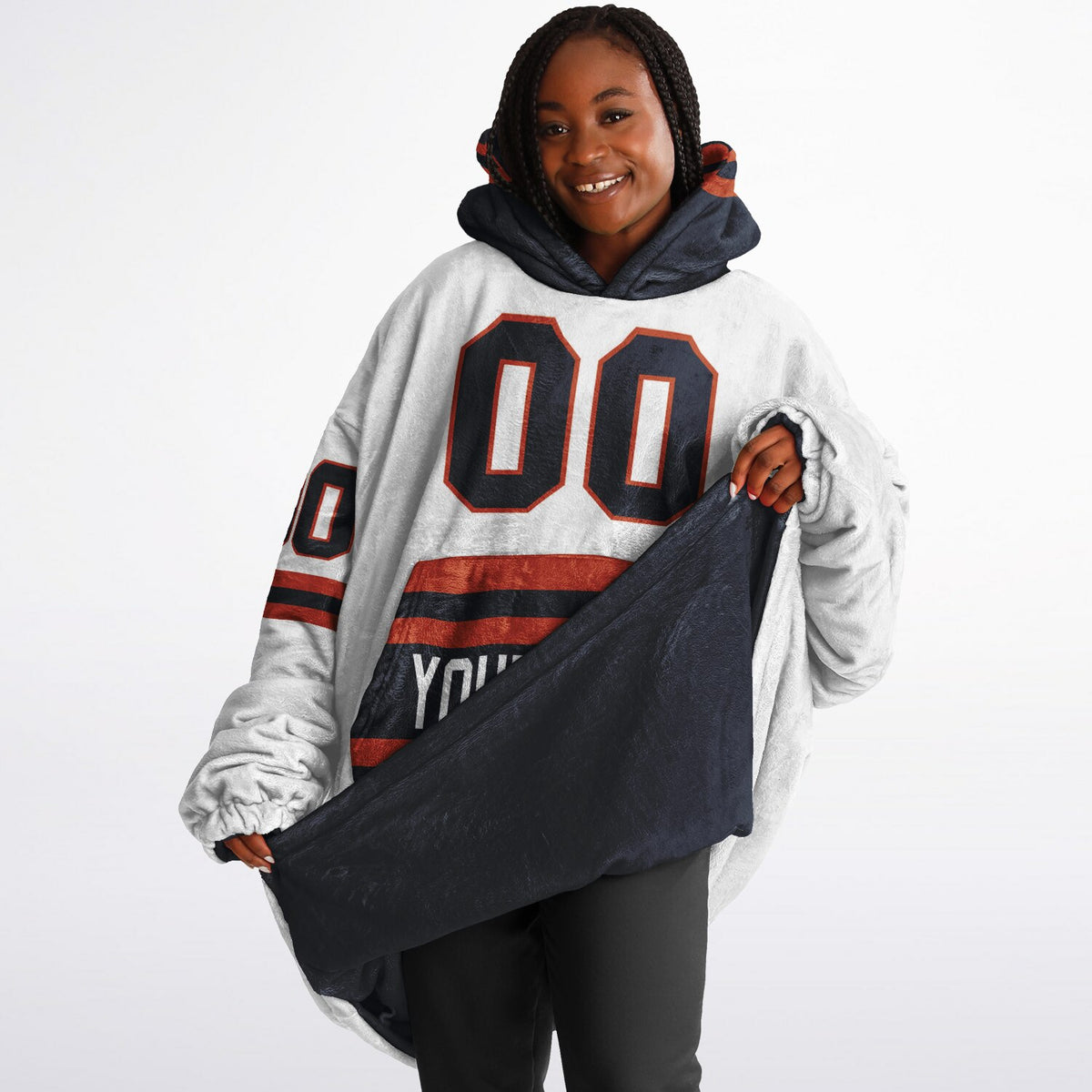 Navy/Orange Superfan Reversible
