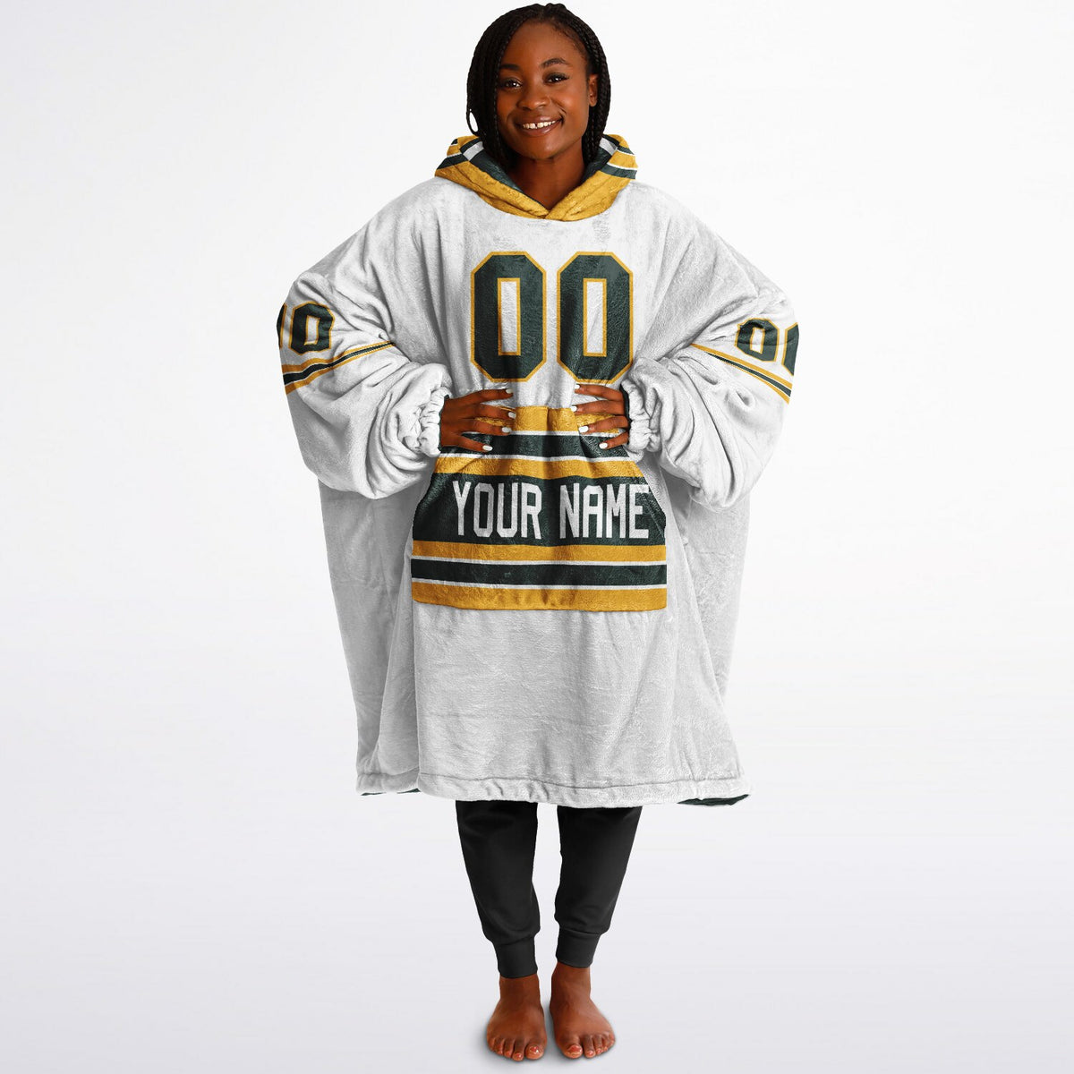 Green/Gold/White Superfan Reversible