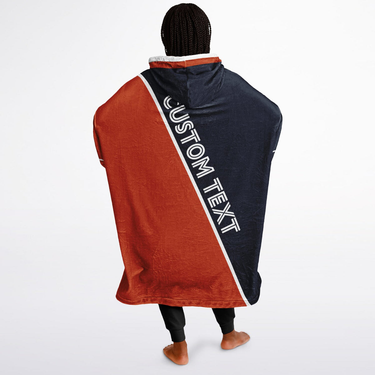 Navy Orange White Split Decision