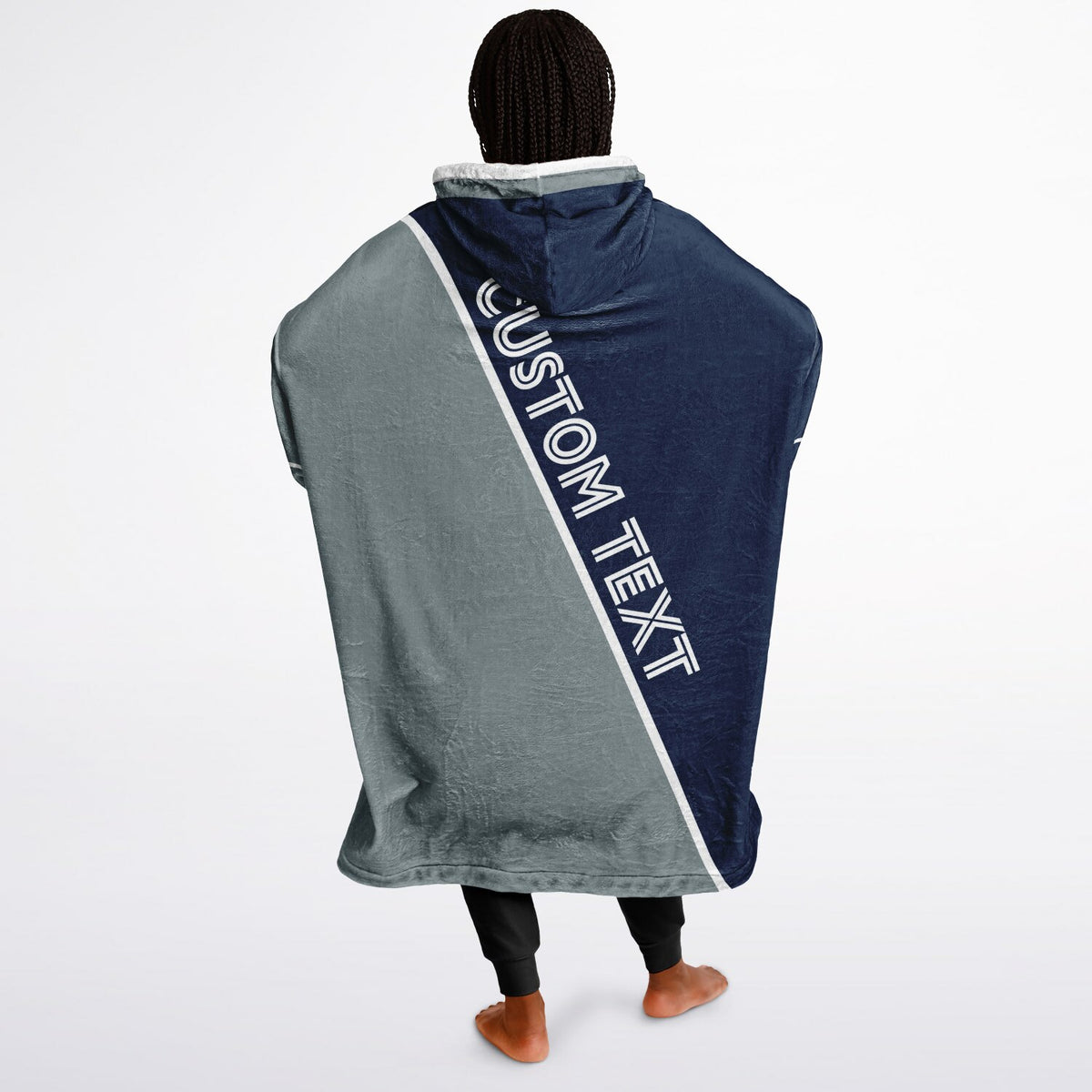 Navy Silver White Split Decision