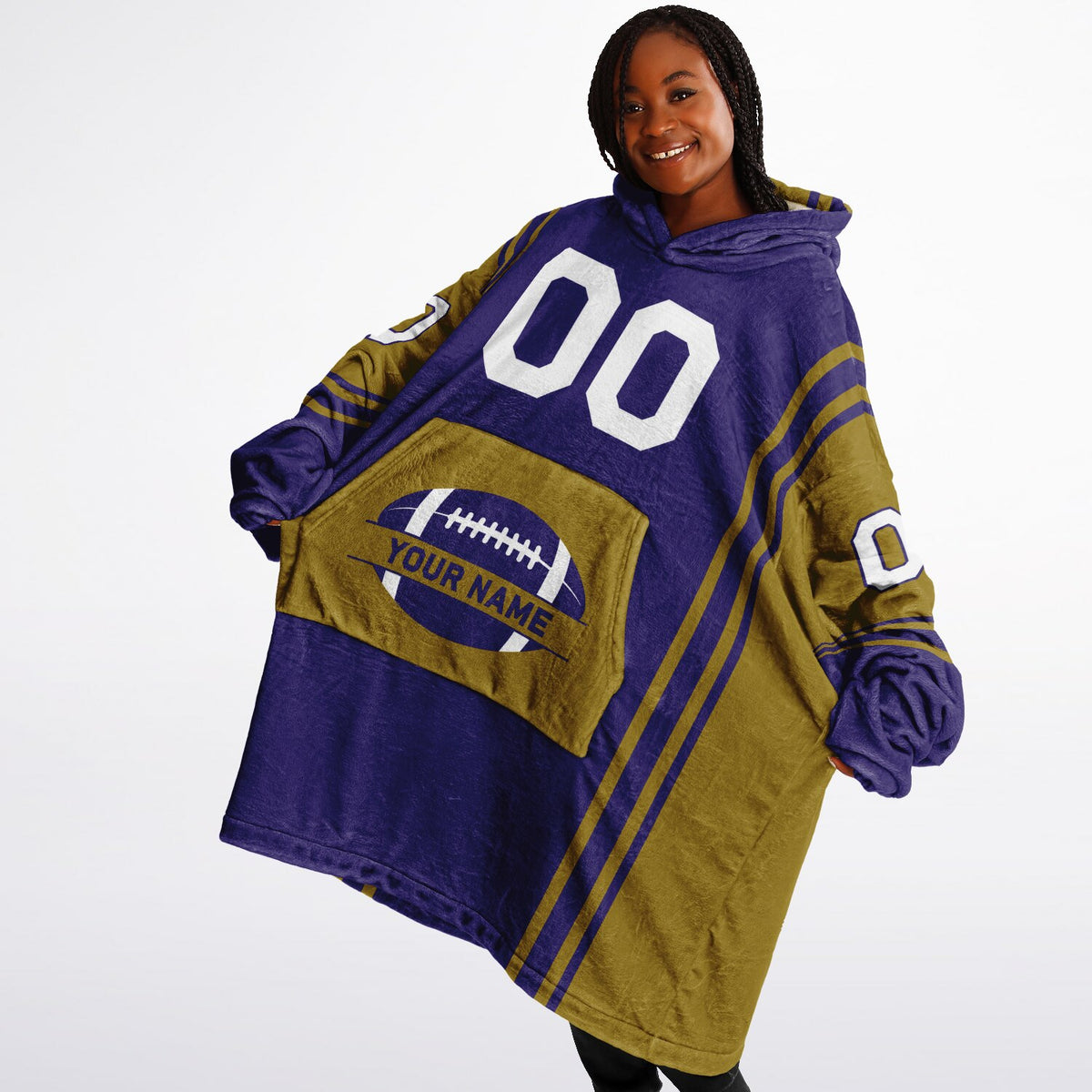 Purple Dark Gold Bold