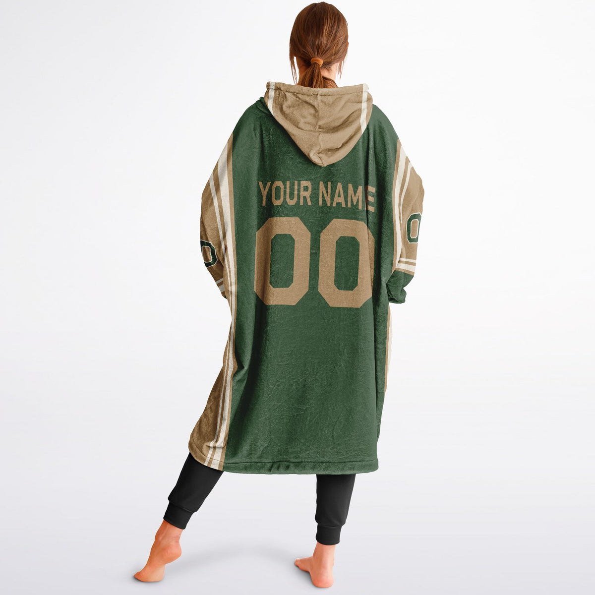 Forest Green Cream Camel Bold