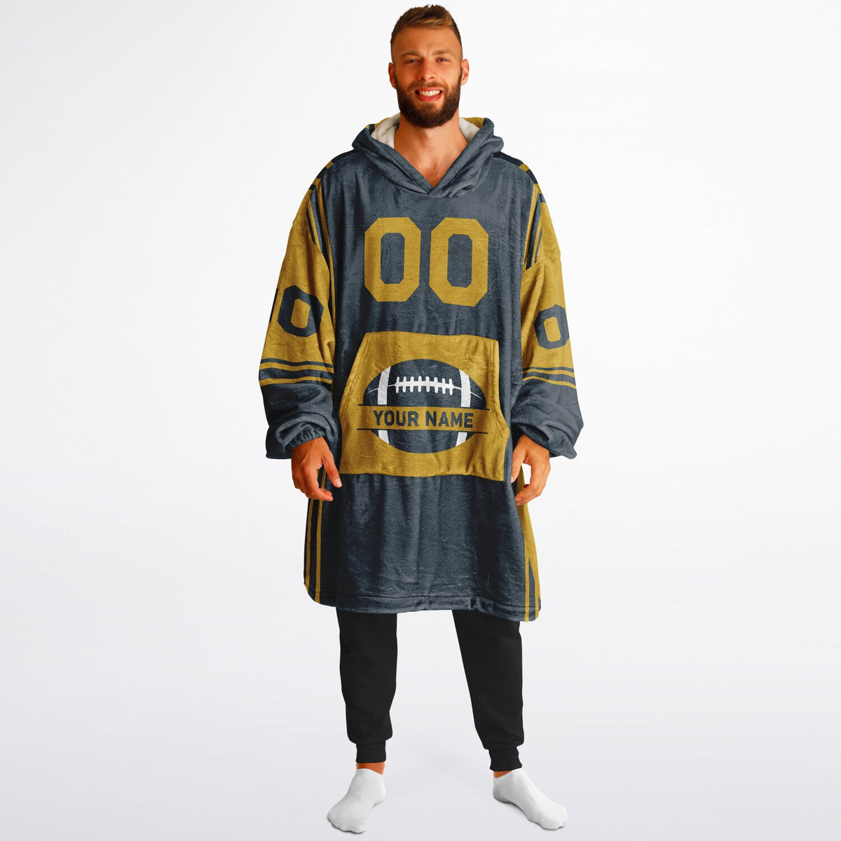 Charcoal & Mustard Bold