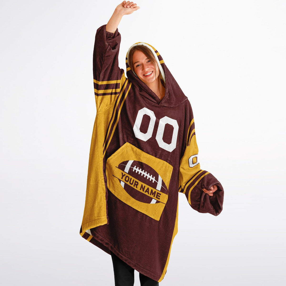 Burgundy/Gold Bold