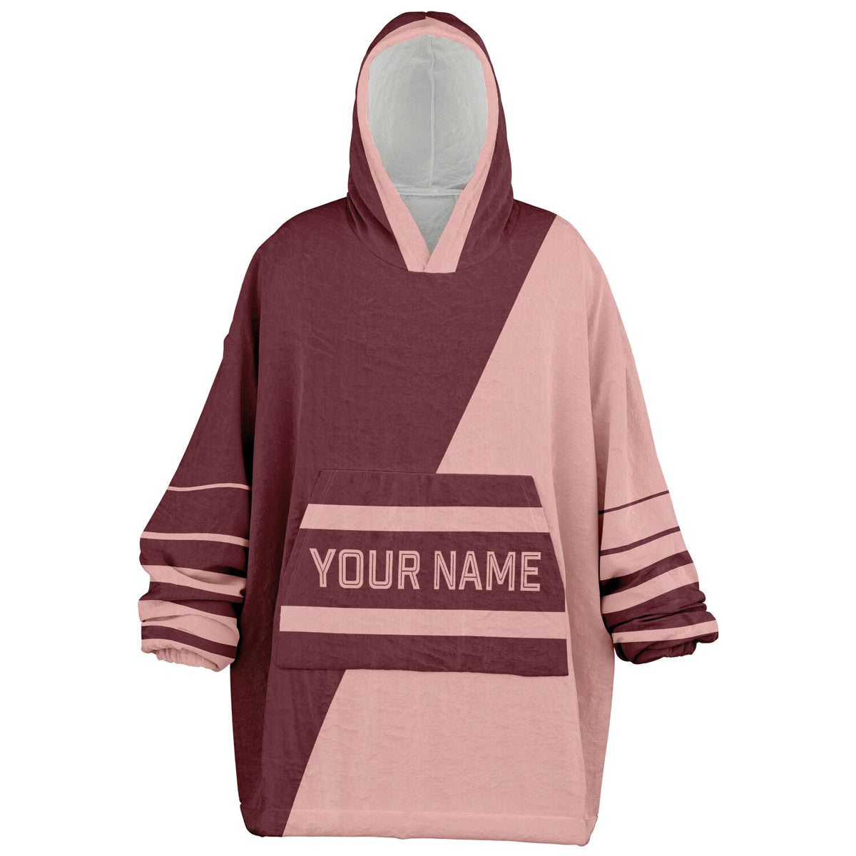 Burgundy & Blush Pink Split Decision