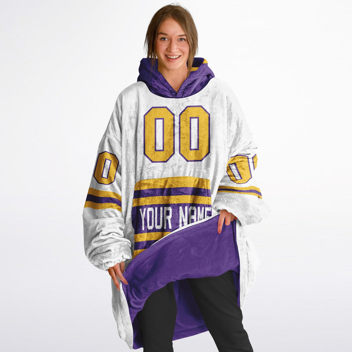 Purple/Gold Superfan Reversible