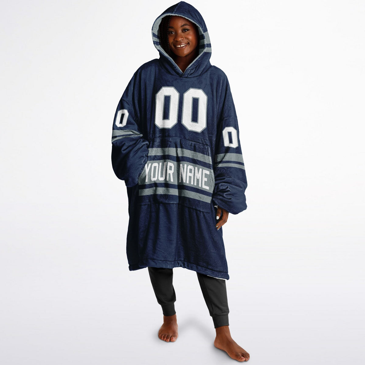 Navy/Silver Superfan Reversible