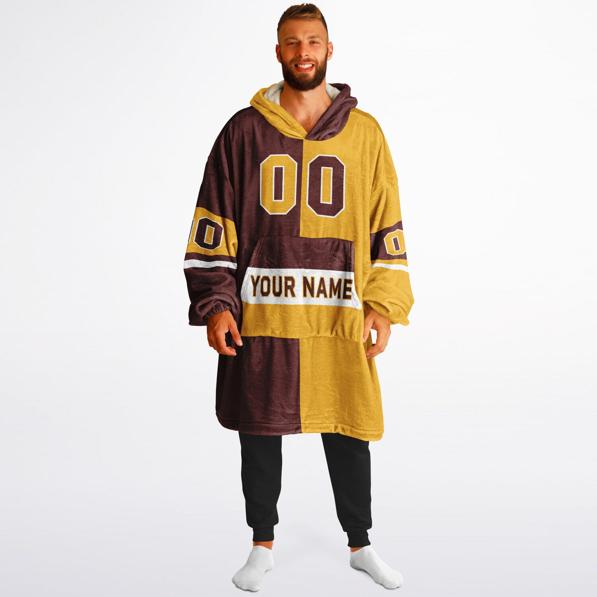 Burgundy/Gold/White Halftime