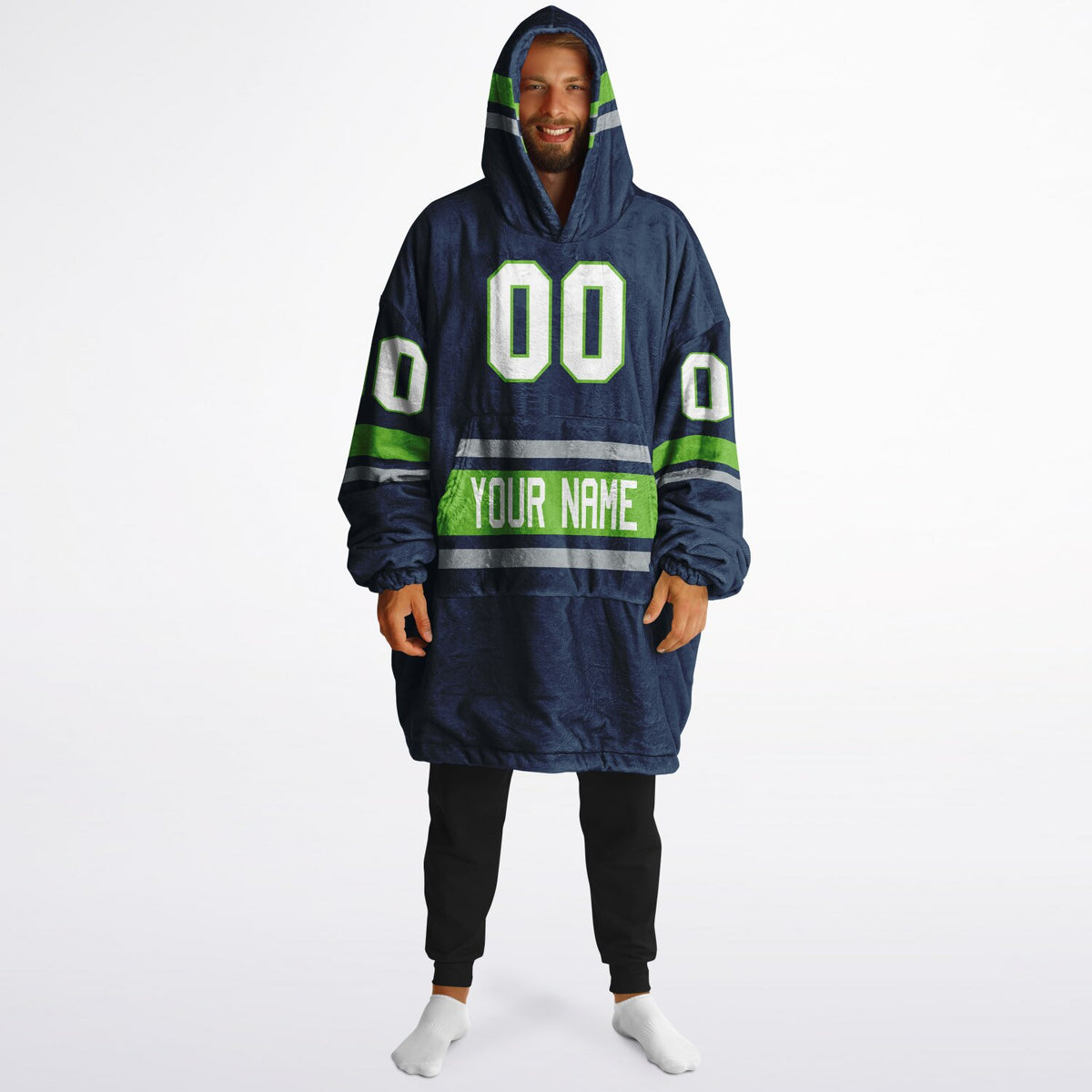 Navy/Green/Gray Superfan Reversible