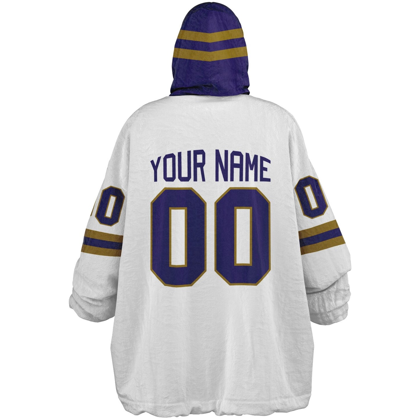 Purple/Metallic Gold Superfan Reversible