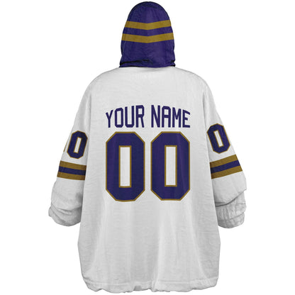Purple/Metallic Gold Superfan Reversible