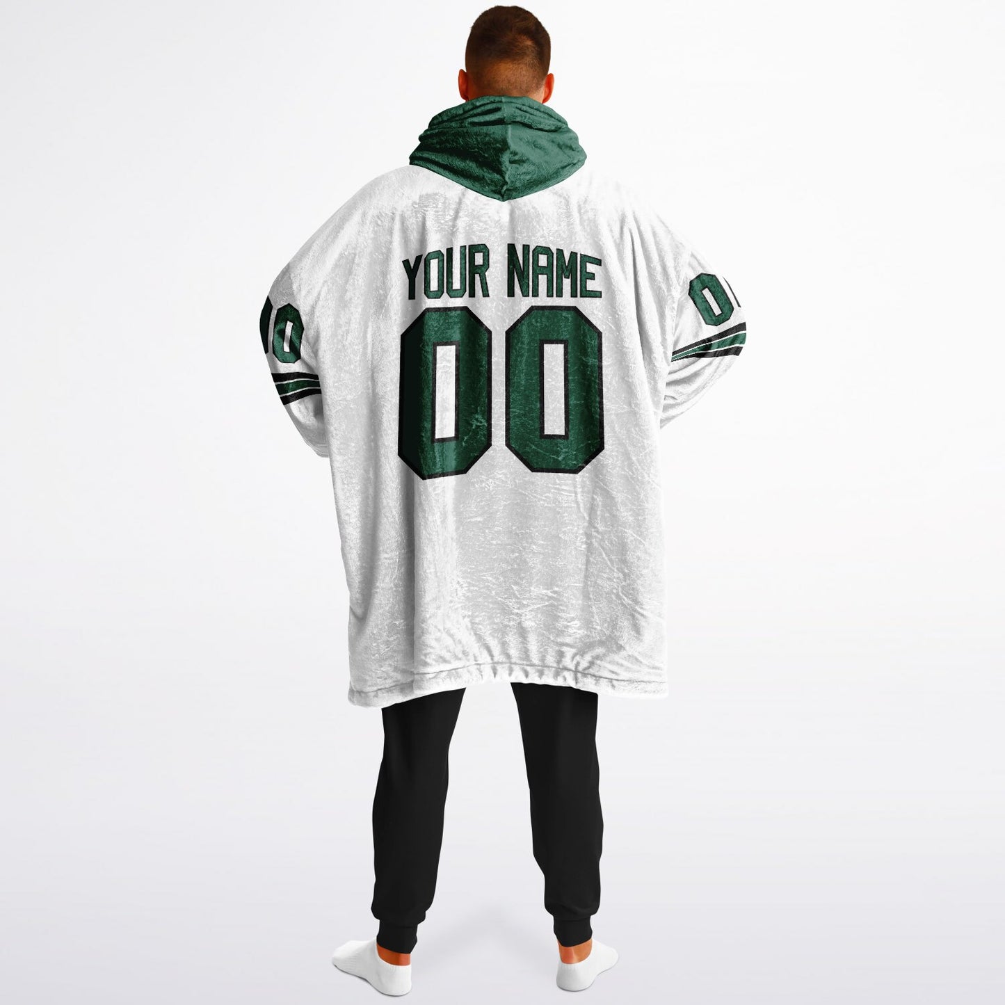 Green/Black/White Superfan Reversible