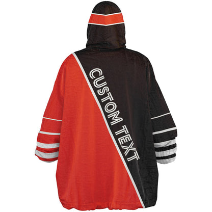 Brown/Orange/White Everyday Reversible