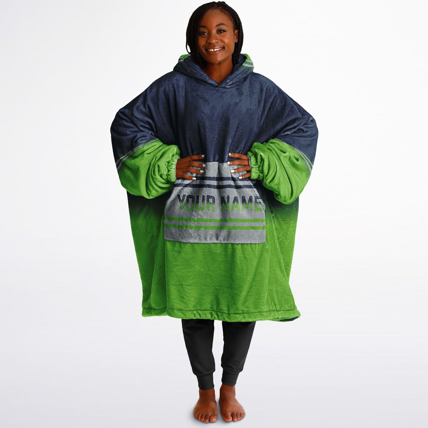 Navy/Green/Gray Everyday Reversible