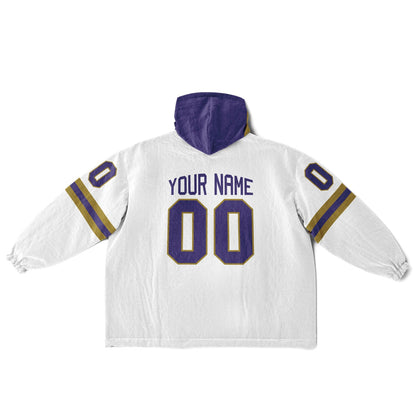 Purple/Metallic Gold Superfan Reversible