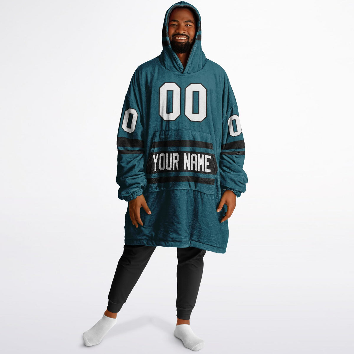 Teal/Black Superfan Reversible