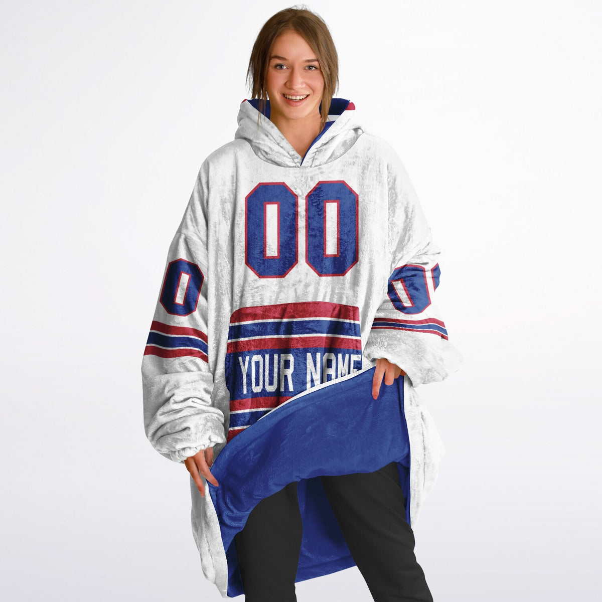 Blue/Red/White Superfan Reversible