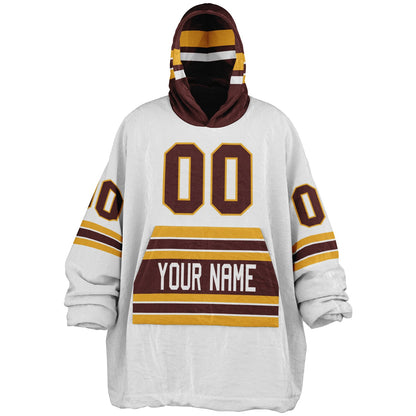 Burgundy/Gold/White Superfan Reversible