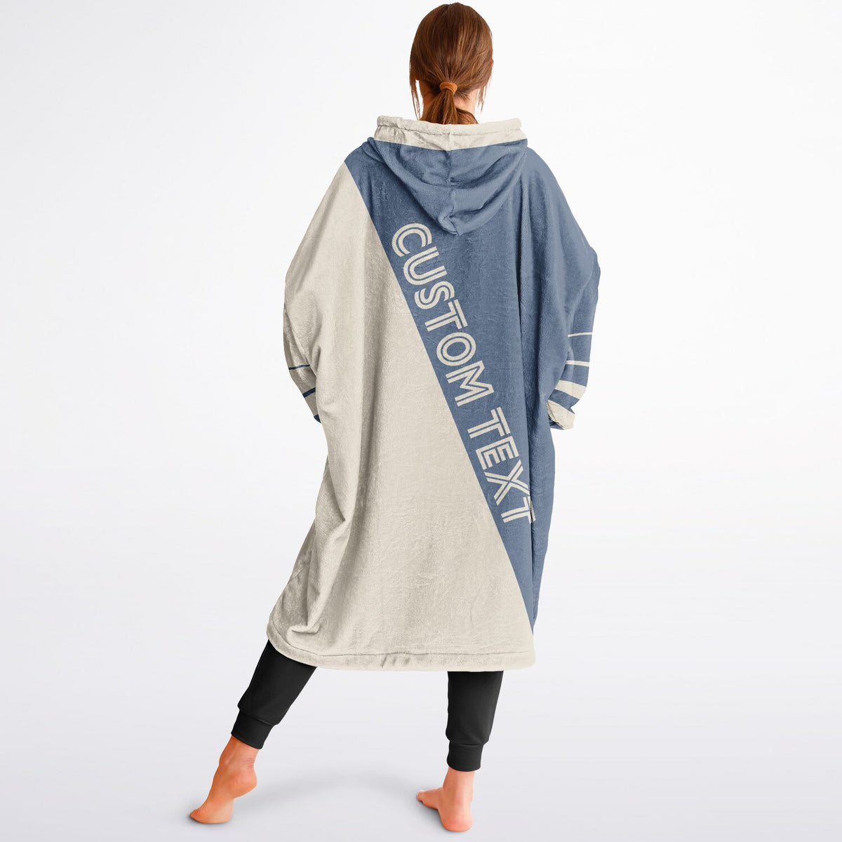 Slate Blue & Cream Split Decision