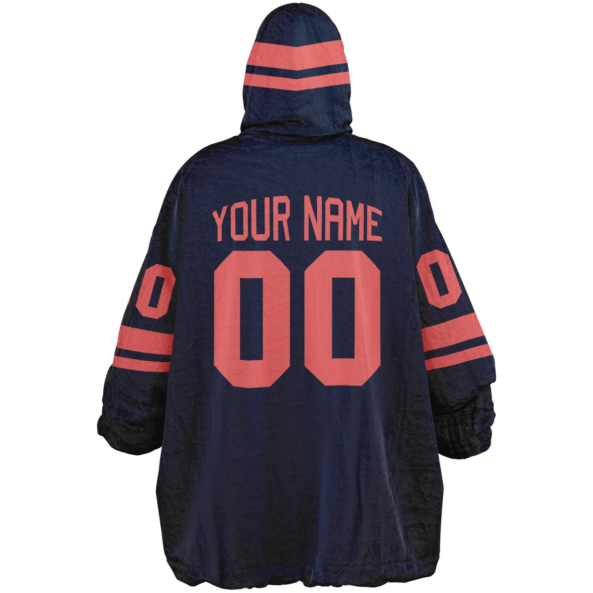 Navy & Electric Coral Superfan Reversible