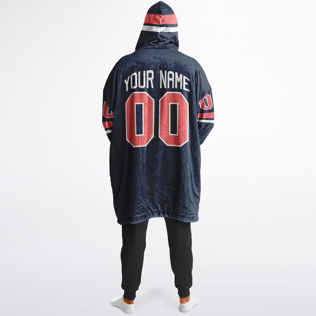 Navy Electric Coral White Superfan Reversible