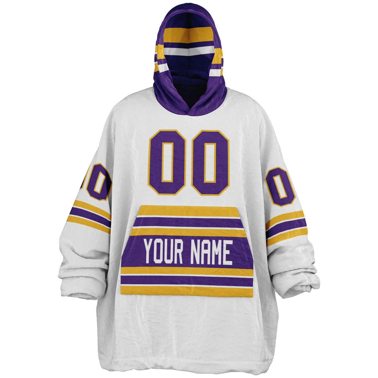 Purple/Gold/White Superfan Reversible