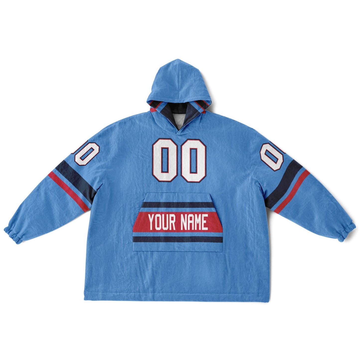 Light Blue/Navy/Red Superfan Reversible