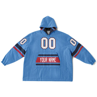 Light Blue/Navy/Red Superfan Reversible