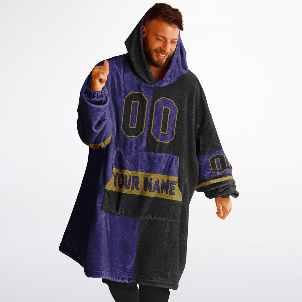 Purple Black Dark Gold Halftime