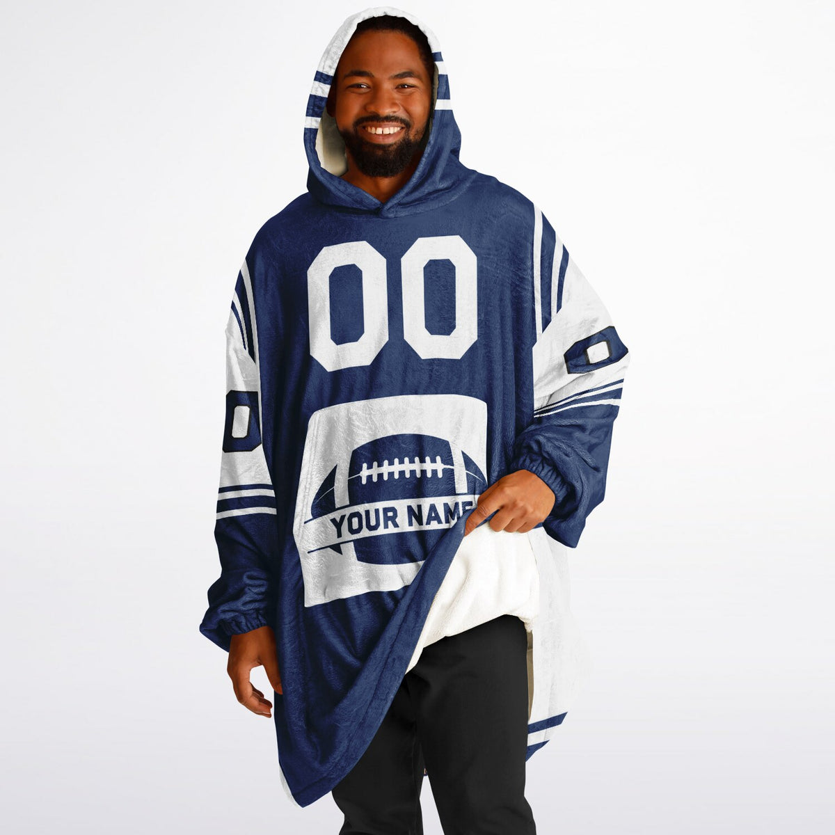 Blue/White Bold
