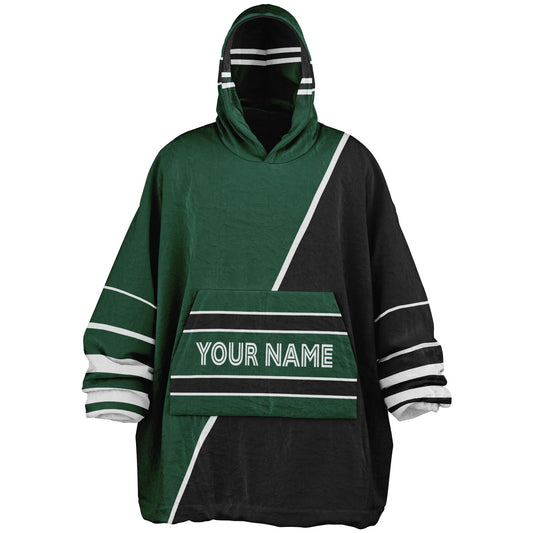 Green/Black/White Everyday Reversible