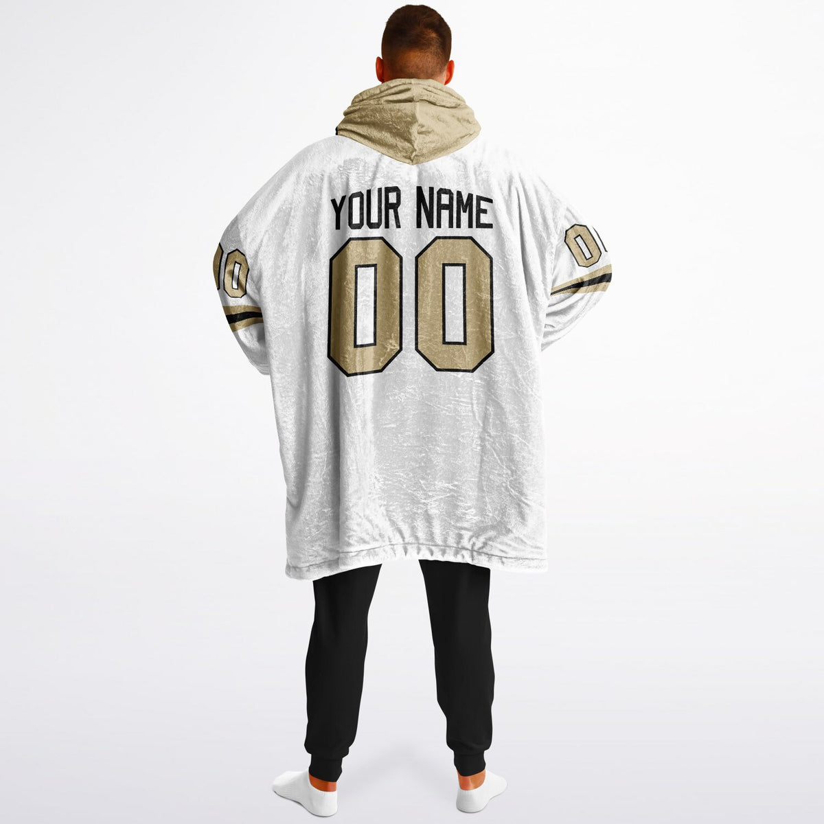 Black & Light Gold Superfan Reversible