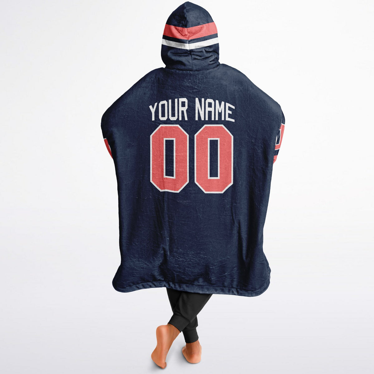 Navy Electric Coral White Superfan Reversible
