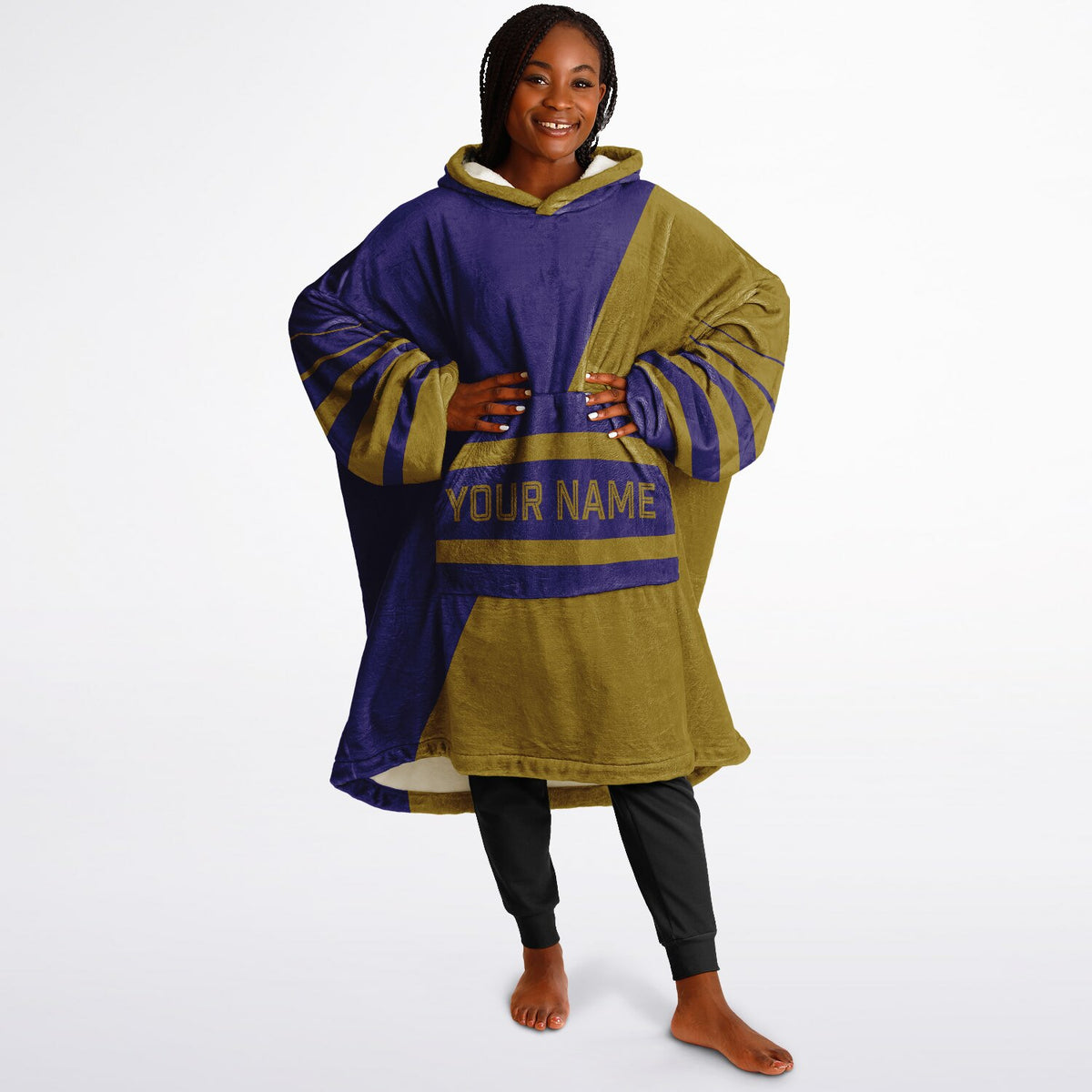 Purple & Dark Gold Split Decision