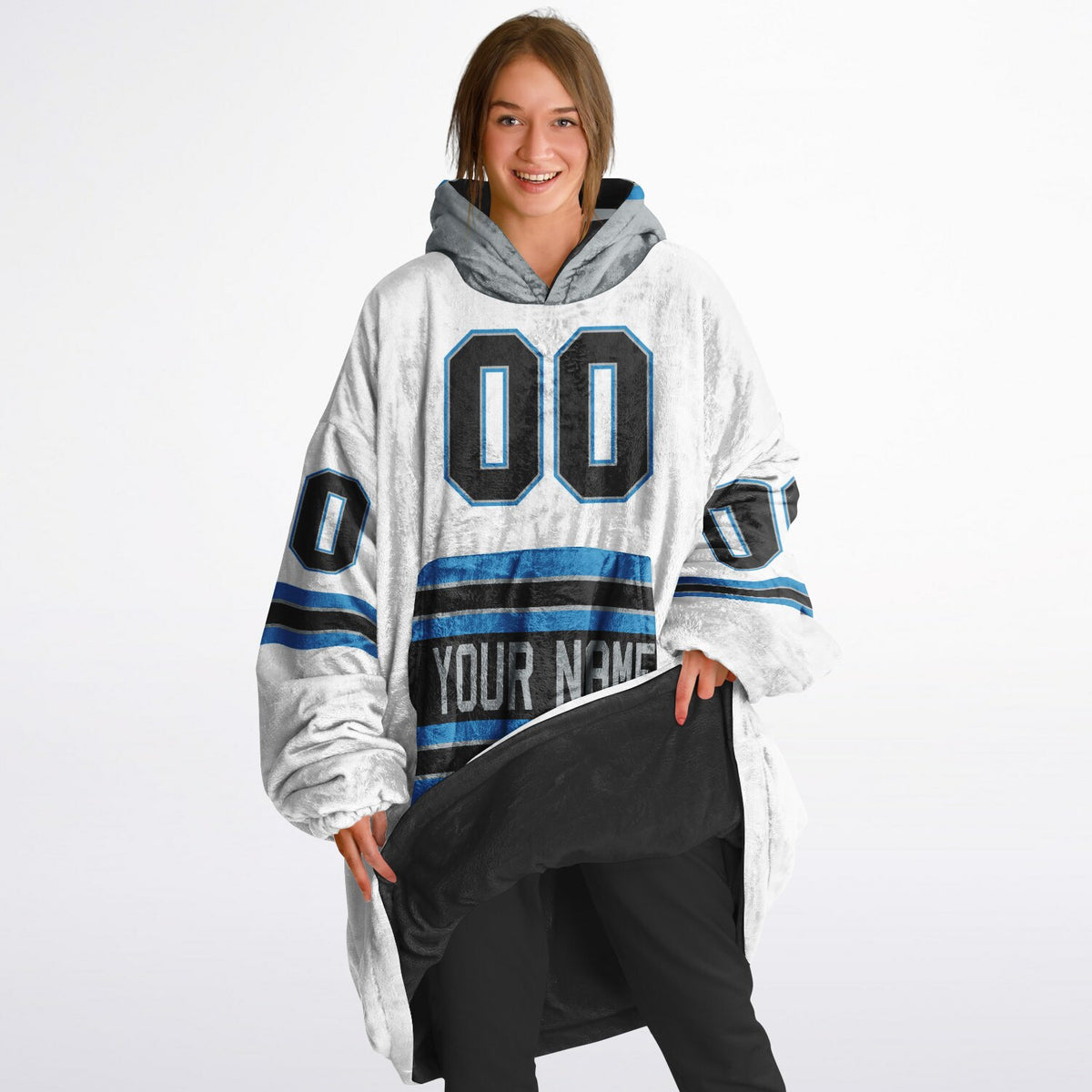 Black/Blue/Silver Superfan Reversible