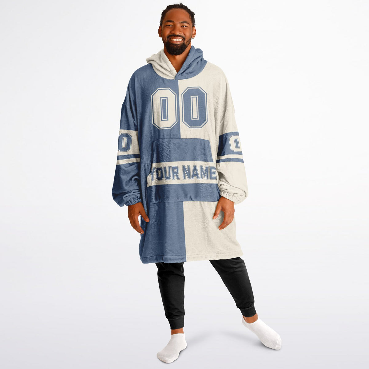 Slate Blue & Cream Halftime