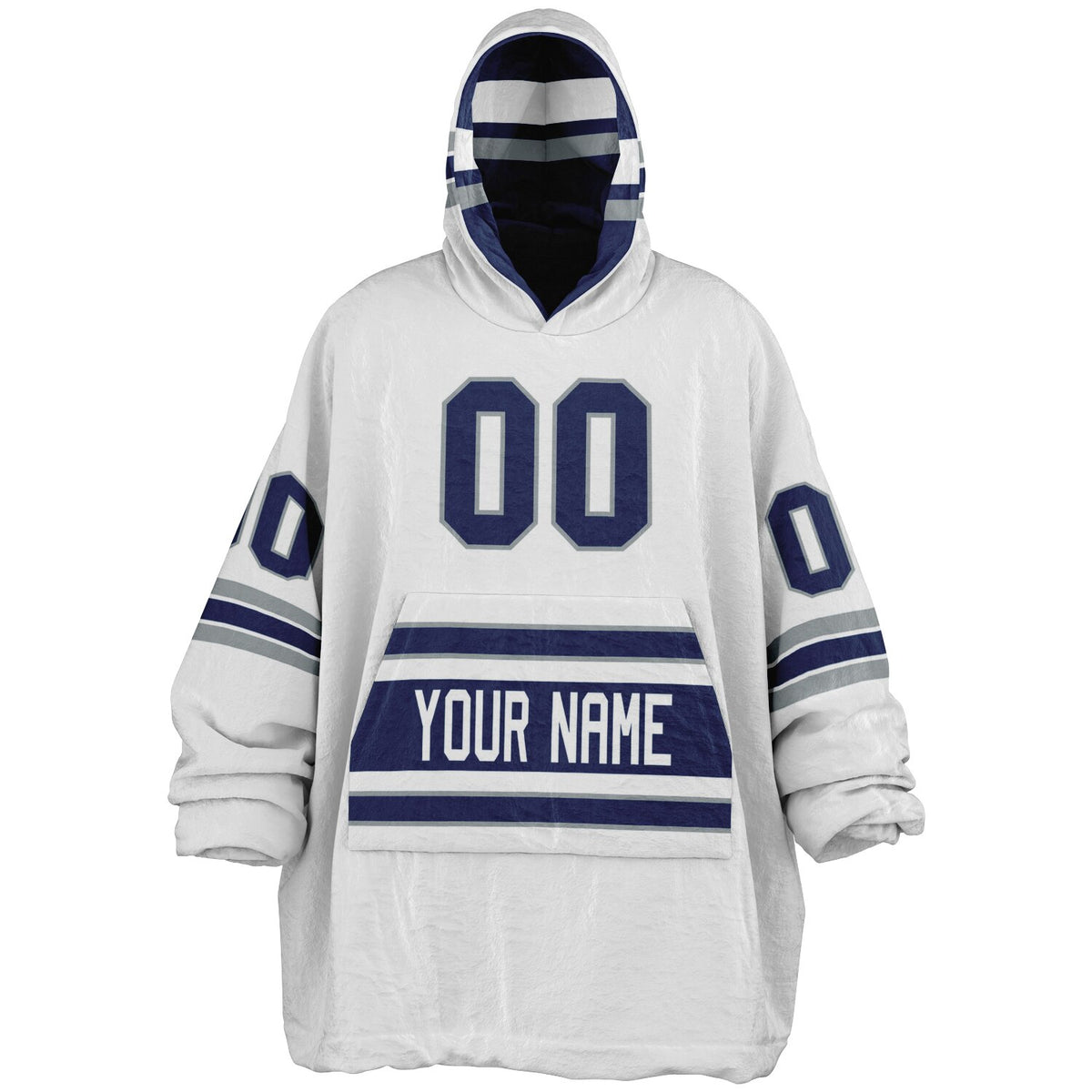 Blue/White/Gray Superfan Reversible