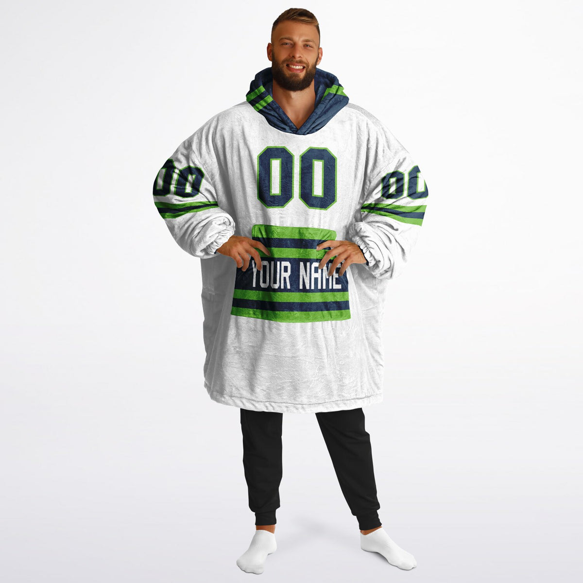 Navy/Green Superfan Reversible